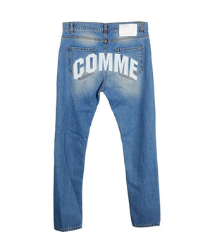 Comme Des Fuckdown Blue Cotton Men's Jean