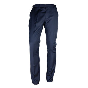 Pantalones de hombre elegantes en mezcla de lana Milano Made in Italy