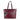 Plein Sport Eco-Leather Chic Burgundy Shopper with Chain Detail Plein Sport 