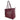 Plein Sport Eco-Leather Chic Burgundy Shopper with Chain Detail Plein Sport 