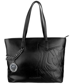 Plein Sport Black Polyethylene Women Shoulder Bag