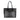 Plein Sport Sleek Black Designer Shopping Bag with Logo Print Plein Sport 