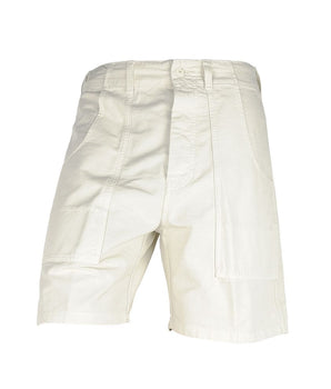 Don The Fuller White Cotton Men's Bermuda Shorts