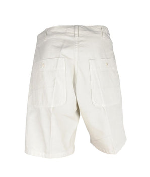 Don The Fuller White Cotton Men's Bermuda Shorts