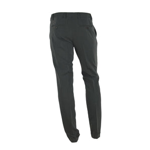 Made in Italy Elegante pantalón italiano gris para hombre