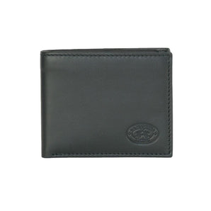 La Martina Black Calfskin Men Wallet La Martina 