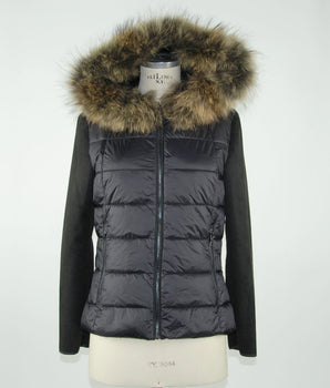 Emilio Romanelli Black Polyester Women Jacket