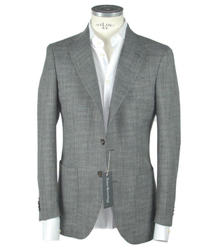 Emilio Romanelli Gray Wool Men's Blazer