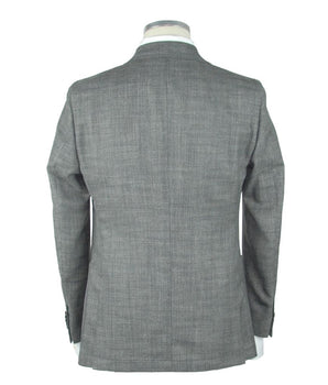 Emilio Romanelli Gray Wool Men's Blazer
