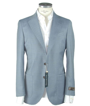 Emilio Romanelli Blue Wool Men's Blazer