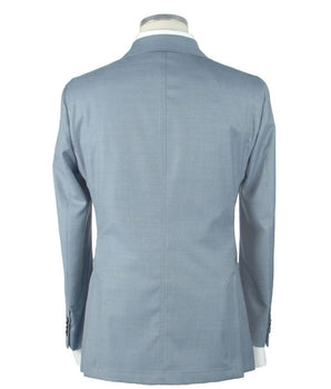 Emilio Romanelli Blue Wool Men's Blazer