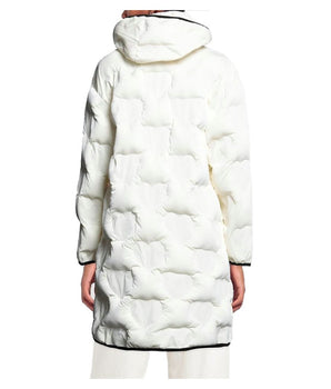 Love Moschino Chaqueta Larga De Plumas Acolchada Con Corazón Chic