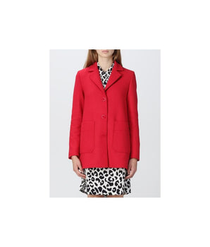 Love Moschino Red Wool Women's Coat