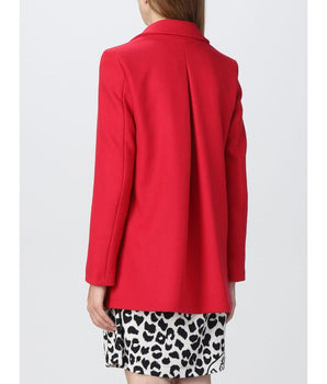 Love Moschino Red Wool Women's Coat