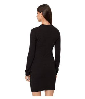 Vestido elegante en mezcla de algodón con logo de Love Moschino