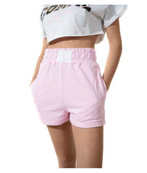 Comme Des Fuckdown Chic Stretch Cotton Logo Shorts