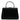 Jimmy Choo Black Leather Top Handle Shoulder Bag