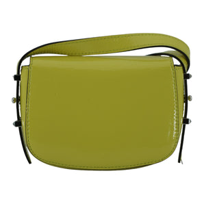 Jimmy Choo Lime Yellow Leather Small Shoulder Bag