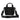 Jimmy Choo Black Leather and Canvas Small Tote Bag