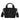 Jimmy Choo Black Leather and Canvas Small Tote Bag