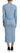 Dsquared² Blue Printed Viscose Long Sleeves Cover Up Dress Dsquared² 