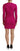 Dsquared² Fuchsia Viscose Long Sleeves Ruched Mini Dress Dsquared² 