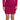 Dsquared² Fuchsia Viscose Long Sleeves Ruched Mini Dress