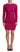 Dsquared² Fuchsia Viscose Long Sleeves Ruched Mini Dress Dsquared² 