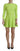 Dsquared² Green Viscose Long Sleeve A-line Sheath Mini Dress Dsquared² 
