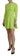 Dsquared² Green Viscose Long Sleeve A-line Sheath Mini Dress Dsquared² 