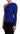 Dsquared² Blue Viscose One Shoulder Slim Fit Blouse Top Dsquared² 