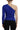 Dsquared² Blue Viscose One Shoulder Slim Fit Blouse Top Dsquared² 