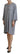 Dsquared² Gray Crystal Embellished Cotton Long Sleeves Dress Dsquared² 