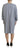 Dsquared² Gray Crystal Embellished Cotton Long Sleeves Dress Dsquared² 