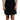 Dsquared² Black Polyester Short Sleeves Sheath Mini Dress