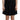 Dsquared² Vestido tubo de manga corta de acetato negro