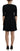 Dsquared² Black Acetate Short Sleeves A-line Sheath Dress Dsquared² 