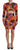 Dsquared² Multicolor Batik Open Belly Long Sleeves Dress Dsquared² 