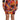 Dsquared² Multicolor Batik Open Belly Long Sleeves Dress