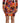 Dsquared² Multicolor Batik Open Belly Long Sleeves Dress