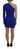 Dsquared² Blue Viscose One Shoulder Bodycon Ruched Mini Dress Dsquared² 