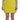 Dsquared² Minivestido amarillo de nailon de manga corta con cuello redondo