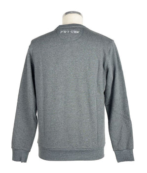 La Martina Gray Cotton Men Sweater La Martina 