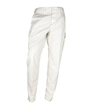 Don The Fuller White Cotton Men's Trouser Don The Fuller 