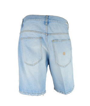 Don The Fuller Blue Cotton Men's Bermuda Shorts