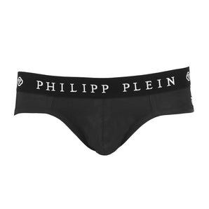 Philipp Plein Sleek Black Boxer Duo con estilo de diseñador