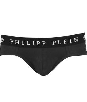 Philipp Plein Black Cotton Men Boxer Short Pack Philipp Plein 