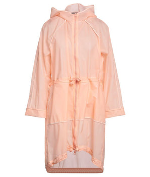 Elisabetta Franchi Powder Pink Long Waterproof Jacket