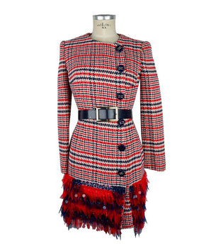 Elisabetta Franchi Red Cotton Women Dress