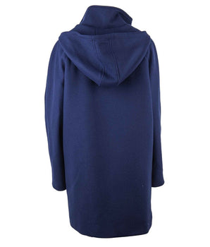 Abrigo de mujer de lana azul Love Moschino